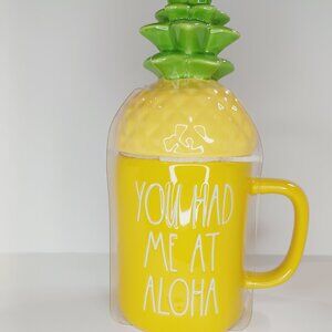 Rae Dunn "You Had Me At Aloha" mug